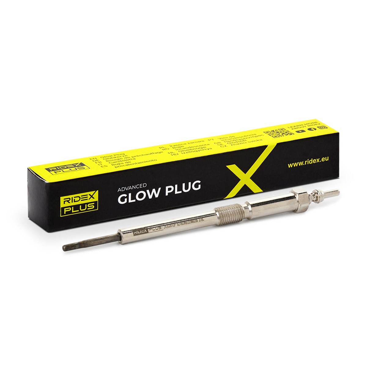 RIDEX PLUS Gloeibougie 243G0072P Jeep WRANGLER Gloeibougies voor diesel RIDEX PLUS 243G0072P