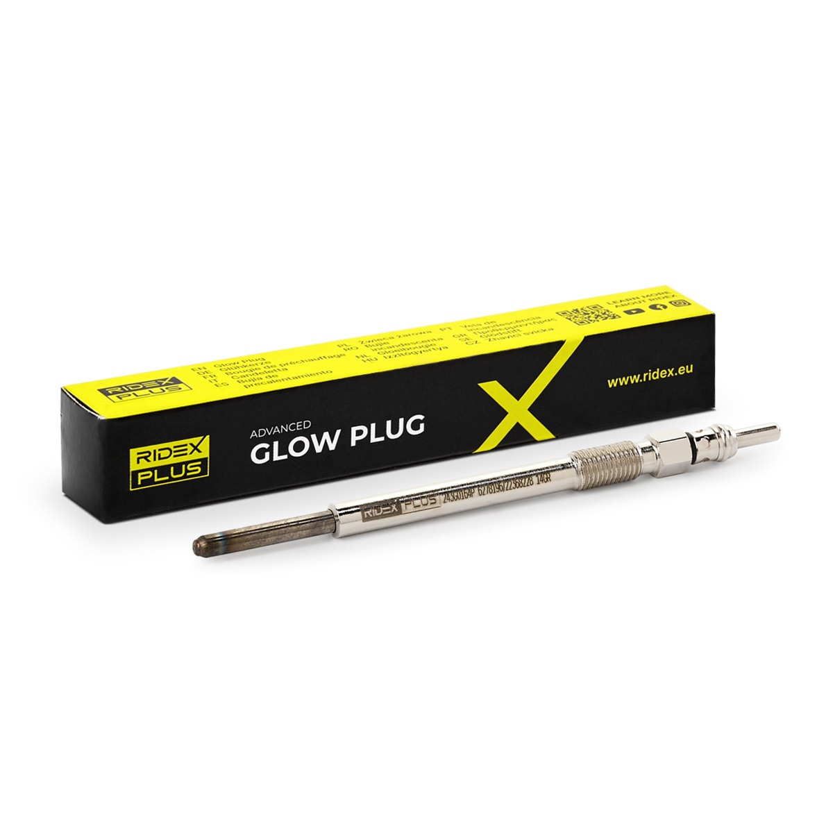 RIDEX PLUS Gloeibougie 243G0164P Gloeibougie voor diesel RIDEX PLUS WRANGLER 243G0164P goedkoop