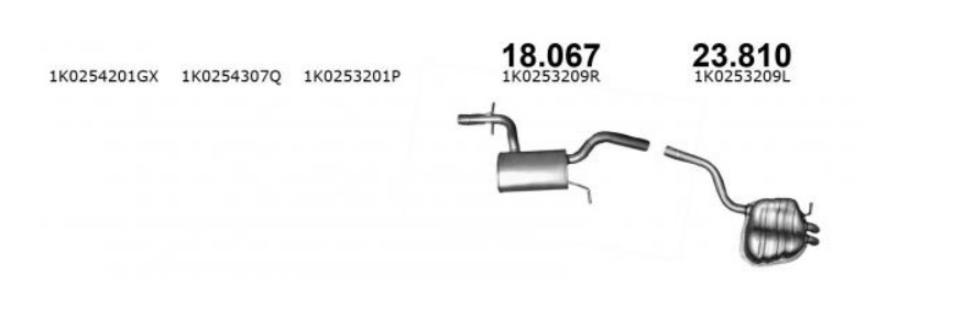 IZAWIT Mittelschalldämpfer 23.810 23.810 IZAWIT Mittelschalldämpfer Volkswagen Jetta a3 Kosten