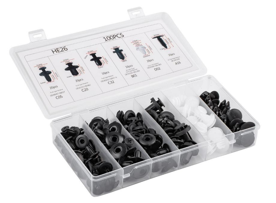 AMiO Conjunto de grampos, carroçaria 02830 AMiO 02830 Conjunto de grampos, carroçaria