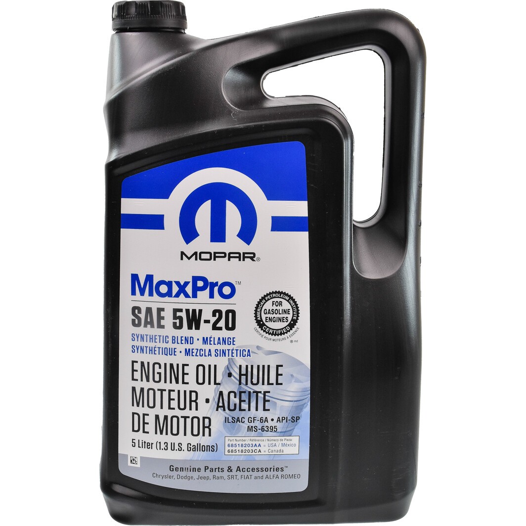 MOPAR Motorolie 68518203AA 68518203AA MaxPro Auto olie VOLVO V50 MOPAR
