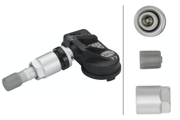 HELLA Rattaandur, rehvirõhu kontrollsüsteem 6PP 358 139-511 6PP 358 139-511 Rehvirõhu andur NISSAN VANETTE HELLA