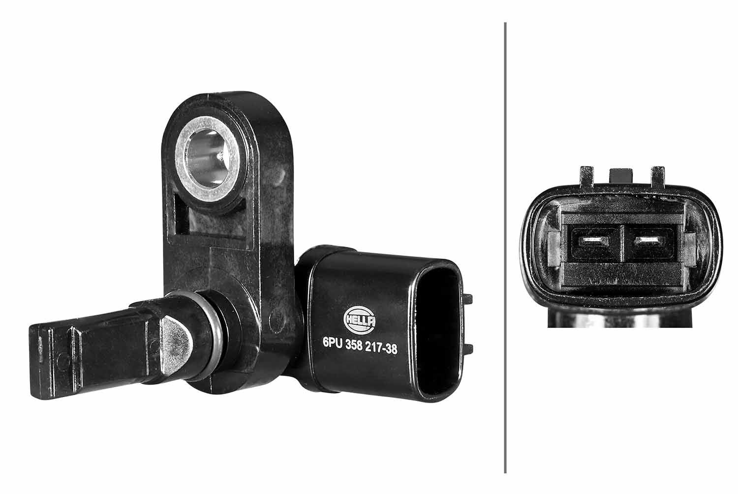 HELLA Sensor, ABS 6PU 358 217-381 HELLA 6PU358217-381 Abs føler Corolla VI Stasjonsvogn (E90) pris