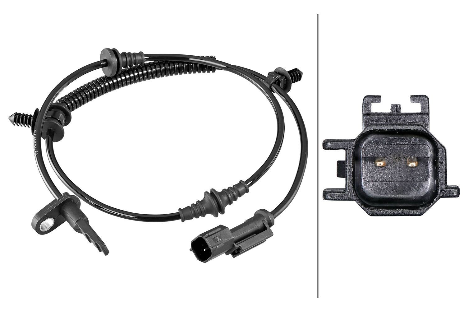 HELLA Αισθητήρας, στροφές τροχού 6PU 358 218-981 Αισθητήρας ABS HELLA EXPEDITION 6PU 358 218-981 φθηνά
