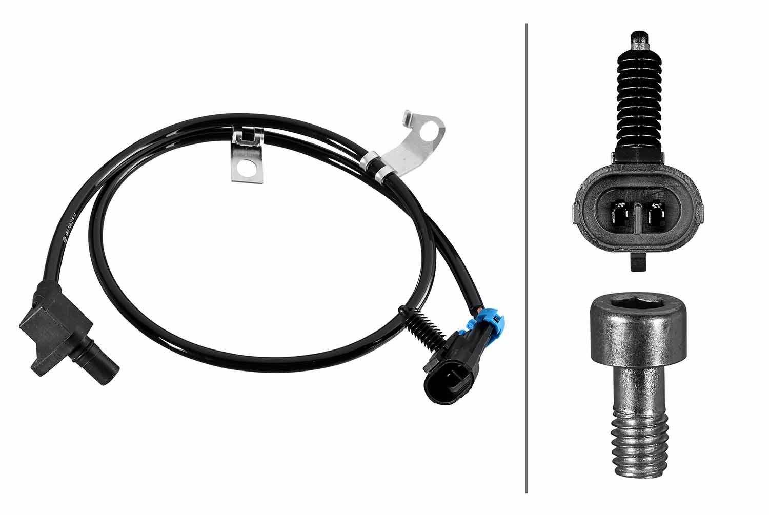 HELLA Devējs, Riteņu griešanās ātrums 6PU 358 219-171 6PU 358 219-171 ABS devējs CHEVROLET SUBURBAN HELLA