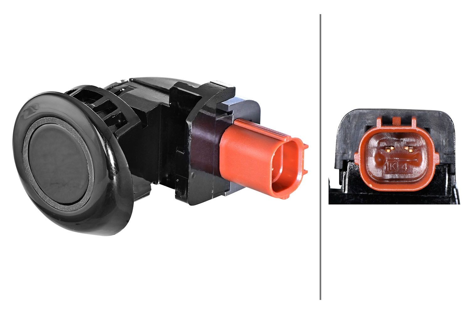 HELLA Parkeringssensor 6PX 358 270-661 HELLA 6PX358270-661 Ryggesensor Volvo 960 originale