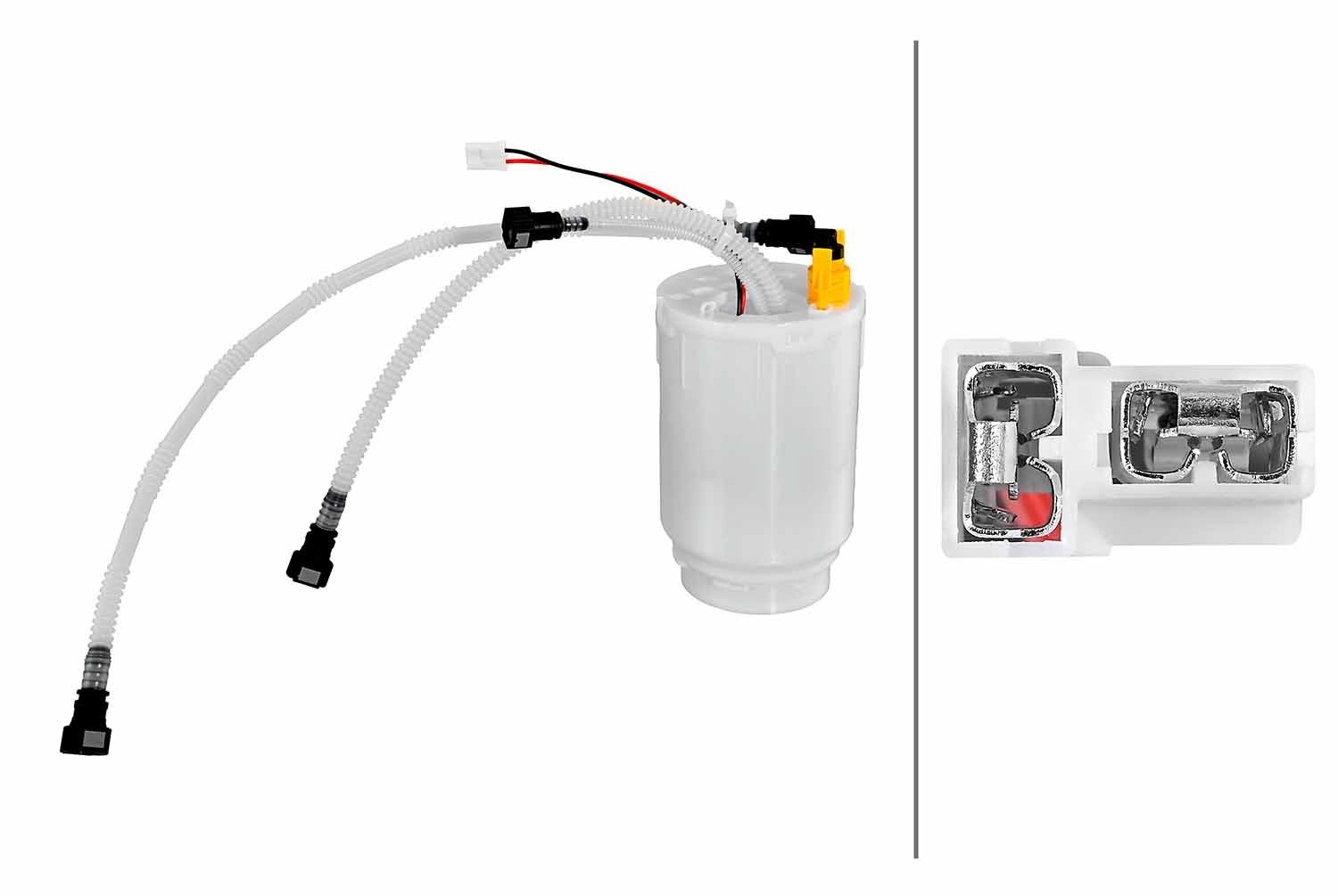 HELLA Benzinepomp 8TF 358 306-431 8TF 358 306-431 Benzinepomp PORSCHE 968 HELLA