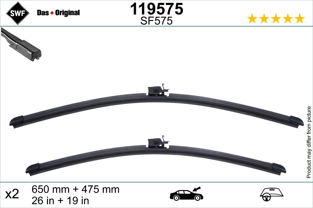 SWF Tergicristalli 119575 SWF 119575 Tergicristallo GLA (H247) prezzo