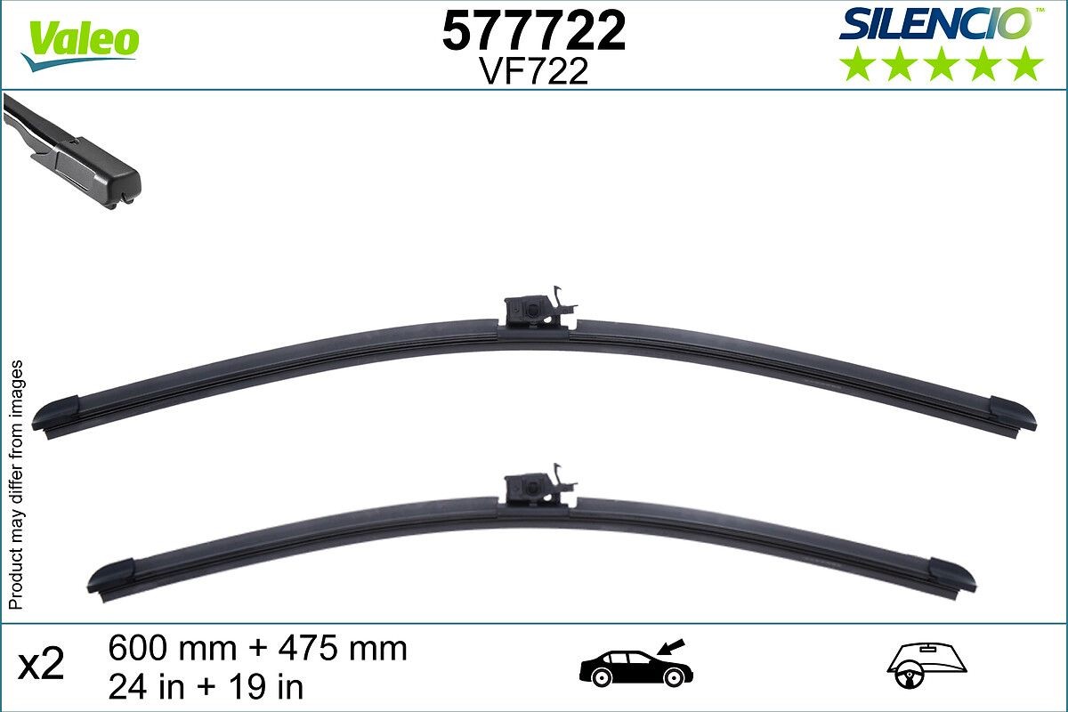 VALEO Torkarblad 577722 VALEO 577722 Torkarblad CLA Coupe (C118) original