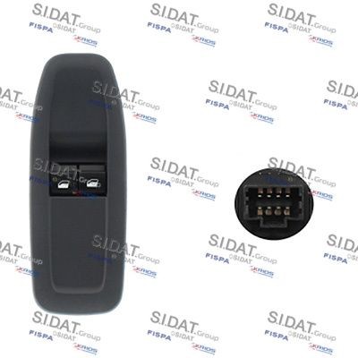 SIDAT Bouton de lève-vitre 5.145840A2 Platine lève-vitre SIDAT BOXER 5.145840A2 pas cher