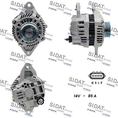 SIDAT Alternador A12MH1200A2 Alternador SIDAT Mitsubishi CARISMA A12MH1200A2