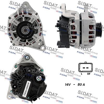 SIDAT Alternador A12VA1182A2 Motor de arranque alternador SIDAT XEDOS A12VA1182A2 baratos
