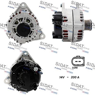 SIDAT Alternador A12VA1401A2 Alternador SIDAT XEDOS A12VA1401A2 baratos