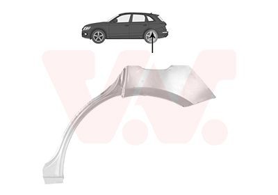 VAN WEZEL Painel lateral 0380147 VAN WEZEL 0380147 originais Arco da roda A4 B6 custo