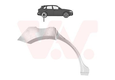 VAN WEZEL Painel lateral 0380148 VAN WEZEL 0380148 originais Arco da roda A4 B6 custo