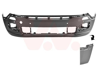 Stötfångare VAN WEZEL 2126571 VAN WEZEL 2126571: Kofångare Jeep RENEGADE 2019