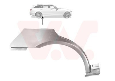 Bočnica VAN WEZEL 2949144 VAN WEZEL 2949144: Bočnica Mercedes Trieda E 2024
