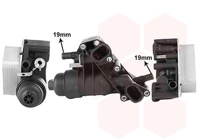 Chladič motorového oleja VAN WEZEL 33013710 VAN WEZEL 33013710: Chladič motorového oleja Opel VIVARO 2016