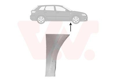VAN WEZEL Parafango 5856156 VAN WEZEL 5856156 Parafanghi VW Caddy 3 originali prezzo