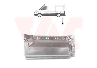 Radlauf VAN WEZEL 6425143 VAN WEZEL 6425143 VW CRAFTER 2022 Seitenwand