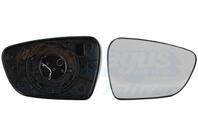 VAN WEZEL Spiegelglas, buitenspiegel 8356832 Kia CARENS Spiegel, glas VAN WEZEL 8356832