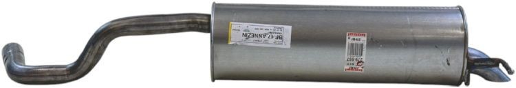 Panela de escape traseira BOSAL 279-957 BOSAL 279-957 Silenciador traseiro SKODA RAPID 2016