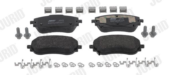 JURID Jarrupalat, levyjarru 574107J 500e Hatchback (332) jarrupalat JURID 574107J