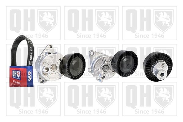 QUINTON HAZELL V-Ribbed Belt Set QDK182 BMW Z4 QUINTON HAZELL poly v-belt kit QDK182