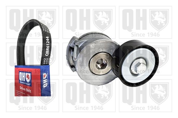 Jeu de courroies trapézoïdales à nervures QUINTON HAZELL QDK207 QUINTON HAZELL QDK207 Jeu de courroies trapézoïdales à nervures Ford KUGA 2010