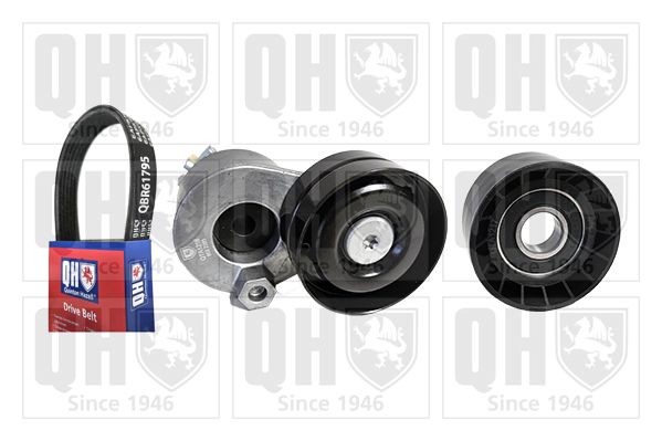 QUINTON HAZELL Ozubený klinový remeň - Sada QDK210 Sada klinového rebrovaného remena QUINTON HAZELL Renault SCÉNIC QDK210