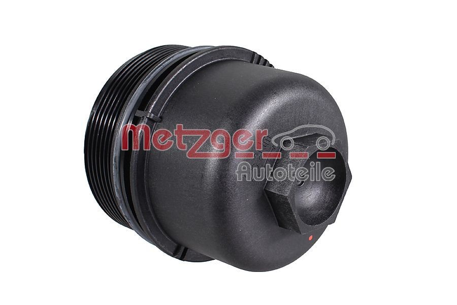 METZGER Vāks, Eļļas filtra korpuss 2370129 METZGER 2370129 Eļļas filtra korpuss / -blīve KIA SORENTO orģinālās