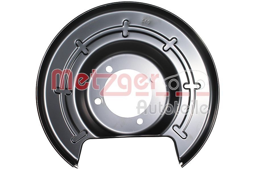 Ochranný plech proti rozstreku, Brzdový kotúč METZGER 6115581 METZGER 6115581 Ochranný plech proti rozstreku brzdový kotúč OPEL FRONTERA 2004