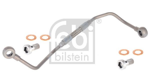 Oil Pipe, charger FEBI BILSTEIN 187891 FEBI BILSTEIN 187891 2010 FIAT PUNTO turbo oil feed pipe replacement