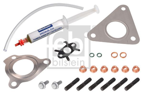 FEBI BILSTEIN Σετ τοποθέτησης, φορτιστής 187968 FEBI BILSTEIN 187968 Φλάντζα υπερπληρωτή καυσαερίων Nissan Primera P12 Hatchback τιμες