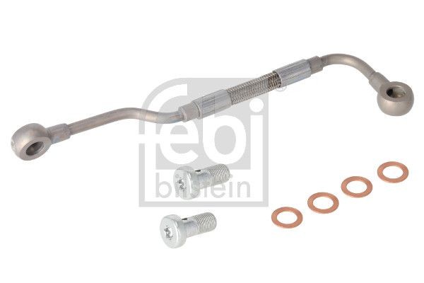 Oil Pipe, charger FEBI BILSTEIN 187986 FEBI BILSTEIN 187986 2010 FIAT PUNTO turbo oil feed pipe replacement