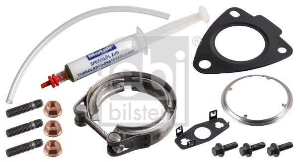 FEBI BILSTEIN Kit de montagem, turbocompressor 189219 FEBI BILSTEIN 189219 Kit de montagem sistema de escape Ford Transit Custom Minibus baratos