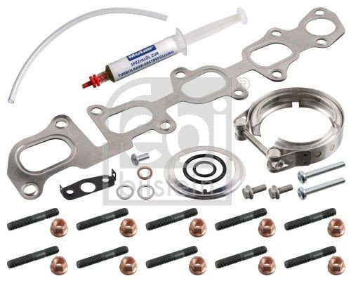 FEBI BILSTEIN Turbocharger, montageset 190317 Seat IBIZA Montageset uitlaat FEBI BILSTEIN 190317