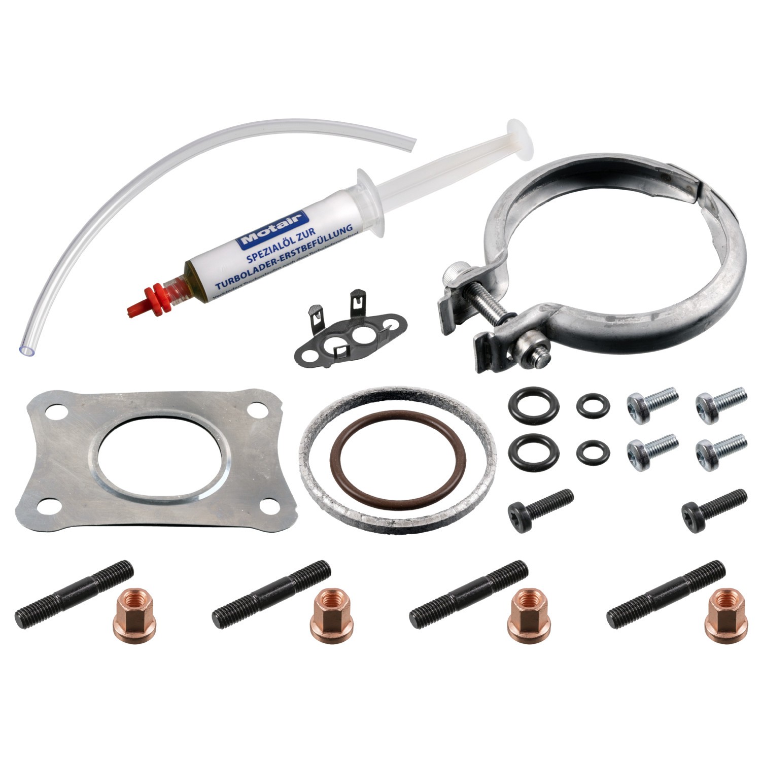 FEBI BILSTEIN Turbocharger, montageset 190886 Volkswagen CALIFORNIA Turboladerpakking FEBI BILSTEIN 190886
