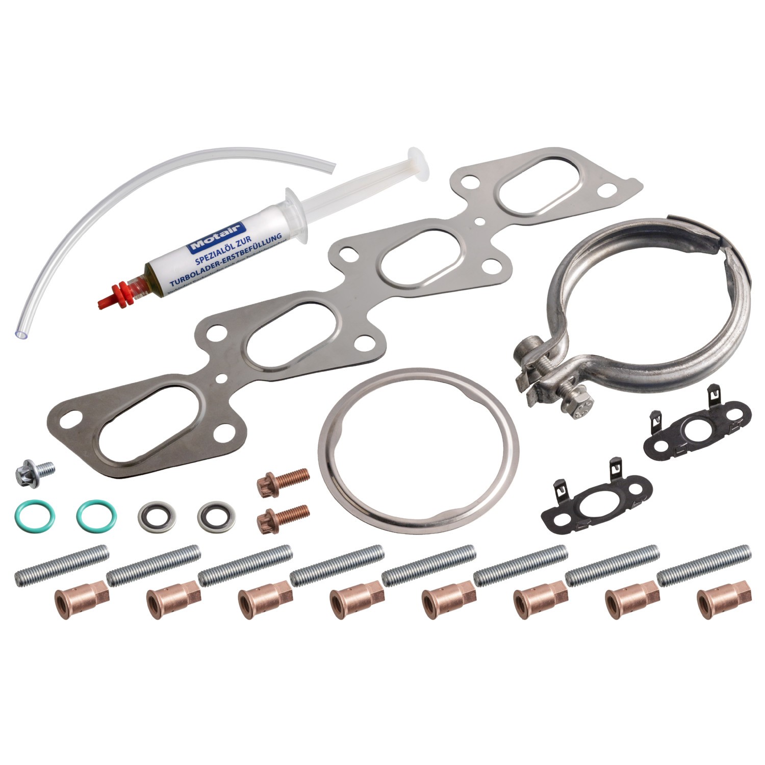 FEBI BILSTEIN Turbocharger, montageset 191741 FEBI BILSTEIN 191741 Montageset uitlaatsysteem VAUXHALL Meriva Mk2 (B) (S10) goedkoop
