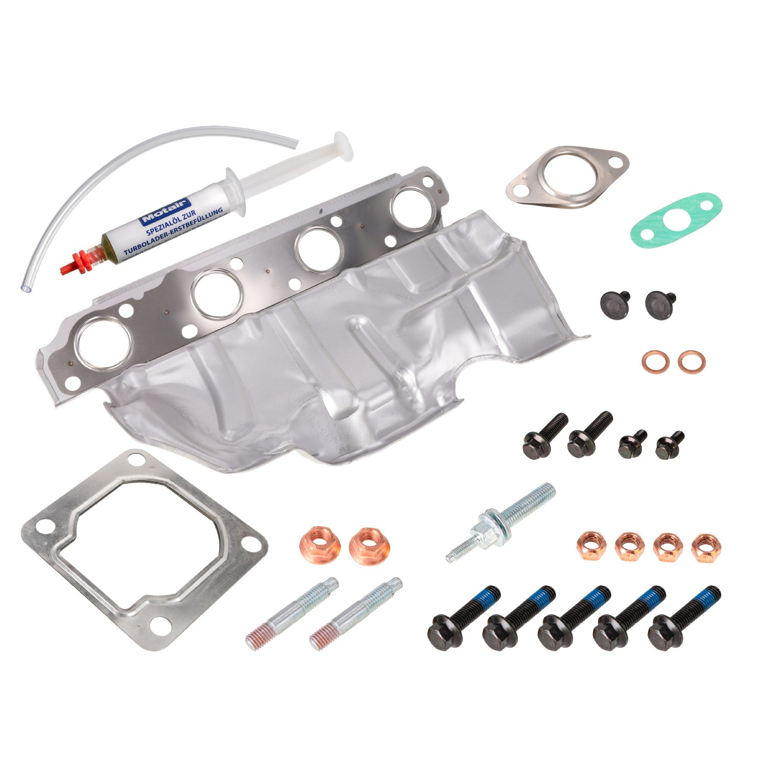 FEBI BILSTEIN Kit de montagem, turbocompressor 192476 192476 Kit de montagem sistema de escape FORD TOURNEO CUSTOM FEBI BILSTEIN