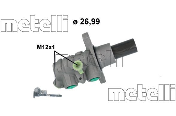 METELLI Hovedbremsesylinder 05-1269 Hovedsylinder METELLI CLS 05-1269 billige