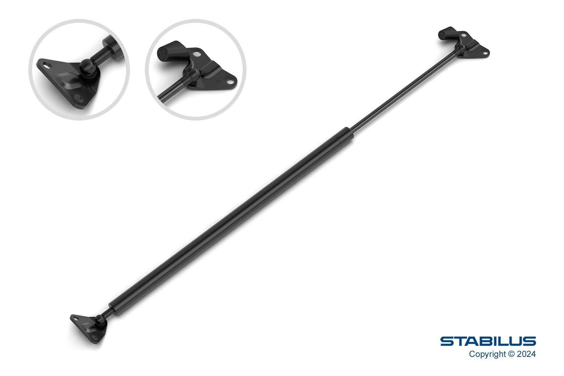 Ammortizatore pneumatico, Cofano bagagli / vano carico STABILUS 314333 STABILUS LIFT-O-MAT 314333 Pistoni bagagliaio TOYOTA HIACE 2021