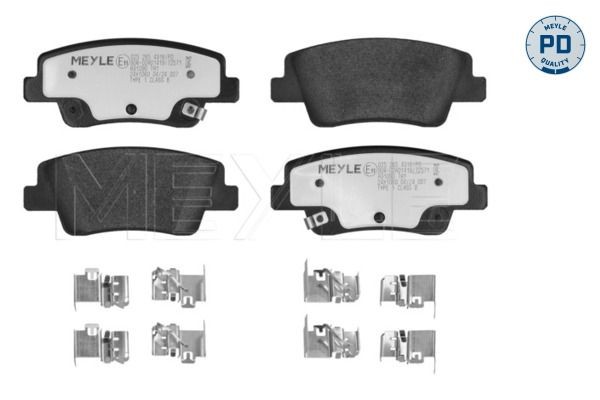 MEYLE Bromsbelägg 025 265 4316/PD Byta Bromsbelägg HYUNDAI Ioniq 5 (NE) kostnad MEYLE 025 265 4316/PD