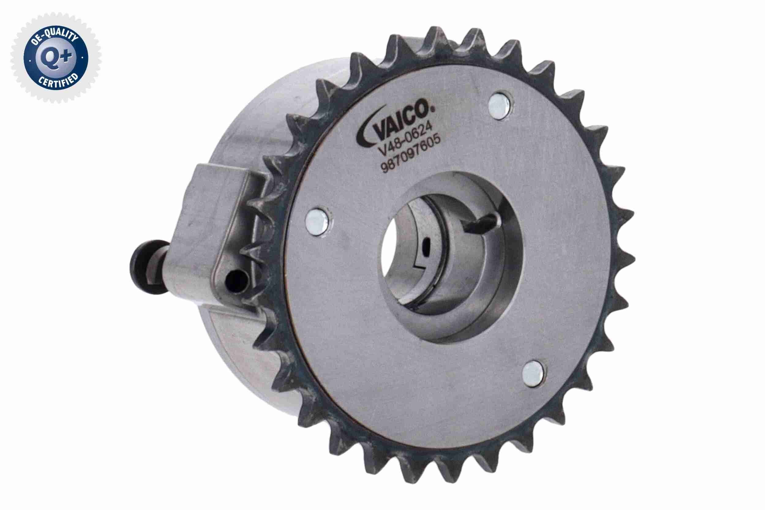 VAICO Kamakselregulering V48-0624 VAICO V48-0624 Tannhjul, kamaksel Jaguar XK Coupé originale pris