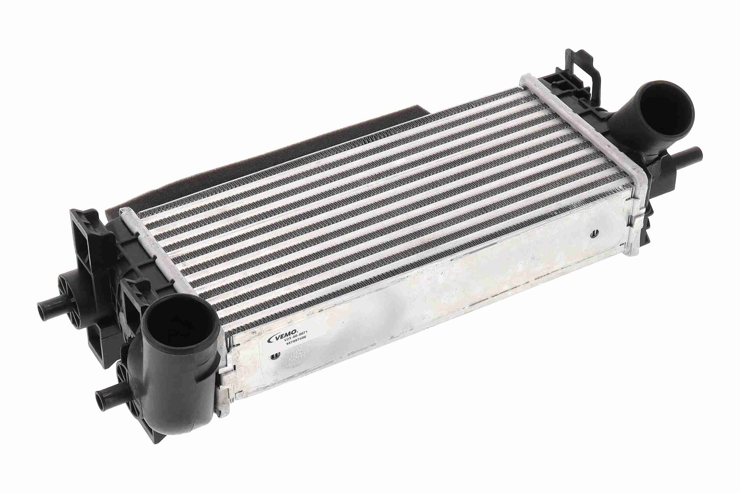 VEMO Intercooler V25-60-0071 V25-60-0071 Radiador do ar de sobrealimentação FORD TRANSIT COURIER VEMO
