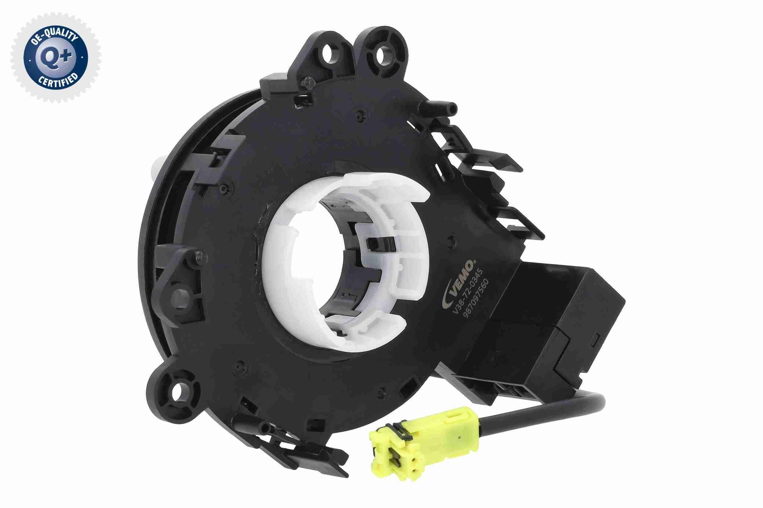 Σπειροειδές ελατήριο, αερόσακος VEMO V38-72-0345 VEMO V38-72-0345 Διακόπτης υαλοκαθαριστήρων NISSAN MICRA 2011