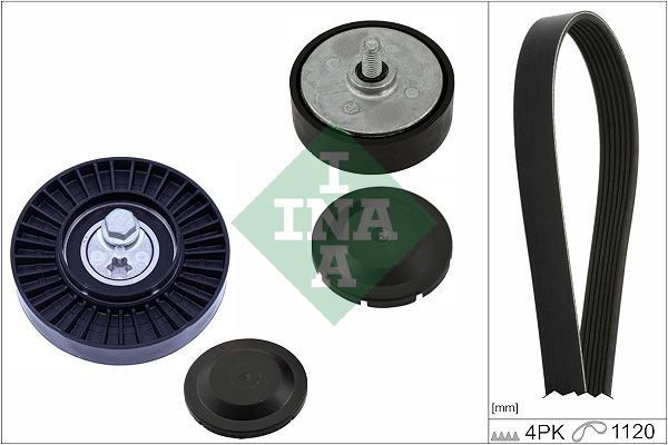Poly V-riem set INA 529 0570 10 INA 529 0570 10 Poly v riemen kit Audi A5 2024