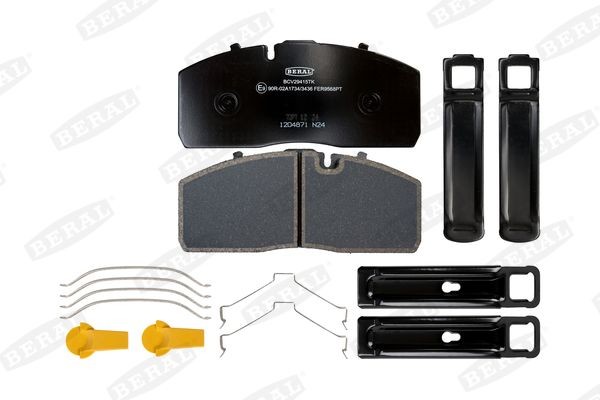 BERAL Piduriklotsid BCV29415TK Pidurikattekomplekt, ketaspidur BERAL JUKE BCV29415TK odav