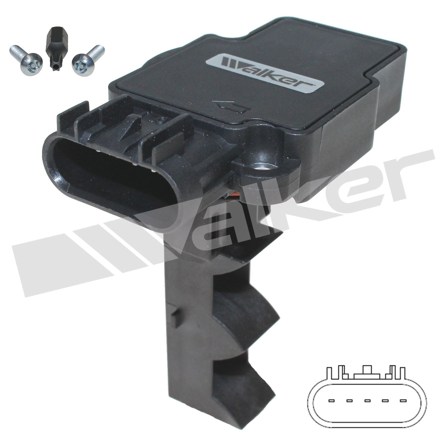 WALKER PRODUCTS Luftmengdemåler 245-1250 Luftmassemåler WALKER PRODUCTS ASTRA 245-1250 billige