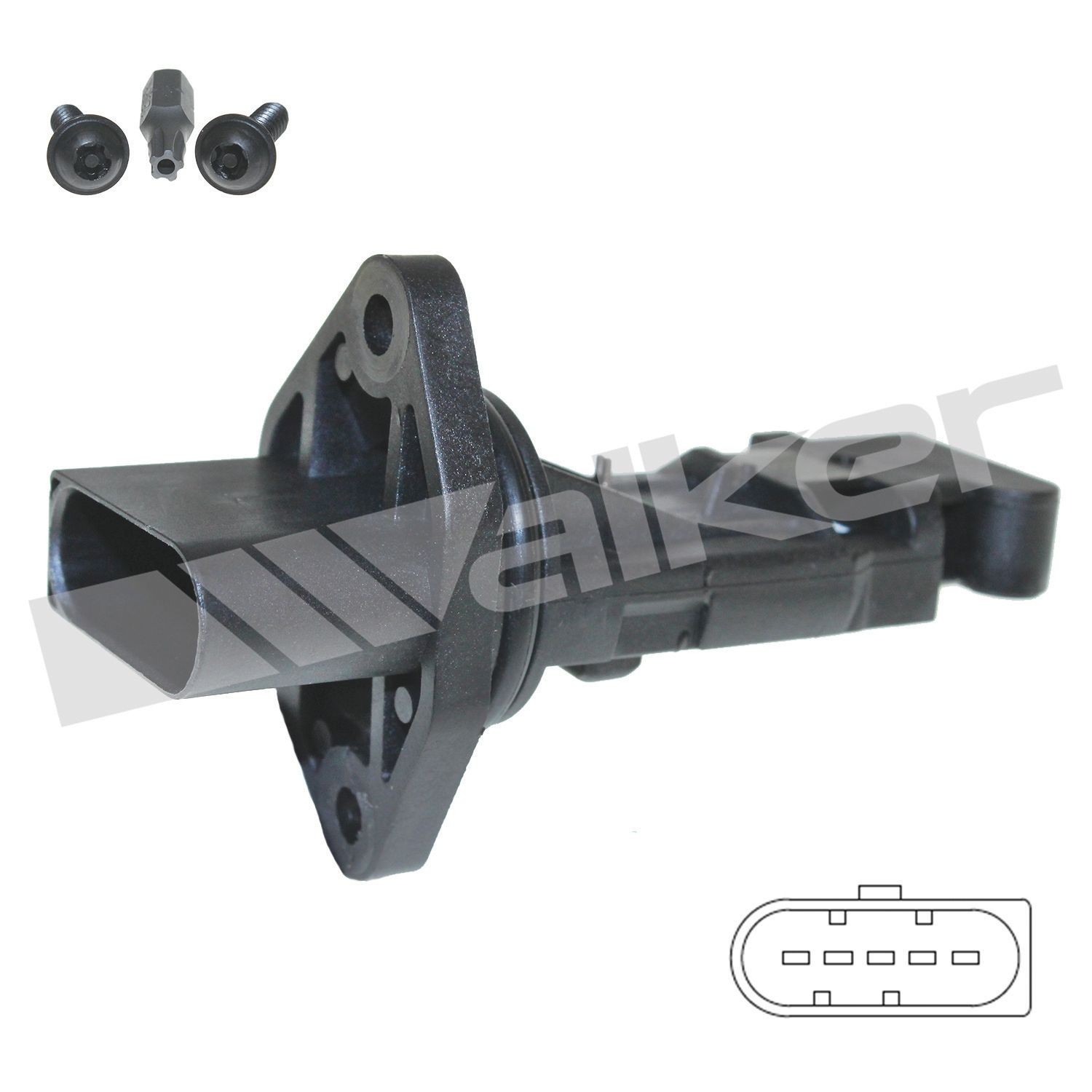 WALKER PRODUCTS Luchtmassameter (LMM) 245-2114 Mazda 6 Luchtmassasensor WALKER PRODUCTS 245-2114